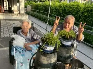 Outdoor activities at 268 Senior Care Residence Pathumthani