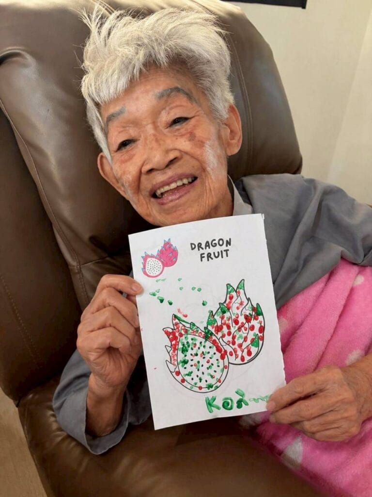 Happy grand mother at 268 Senior Care Residence Rangsit Pathumthani